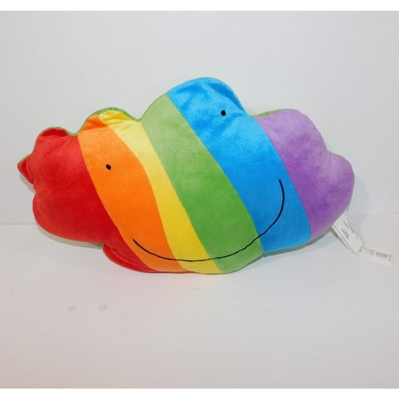 2017 IKEA SAGOSCATT Rainbow Cloud Soft Plush Toy Throw Pillow 18" retired - Picture 6 of 6
